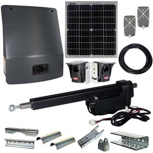 USAutomatic Sentry 300 Single Swing Gate Opener Kit - 20 Watt Panel